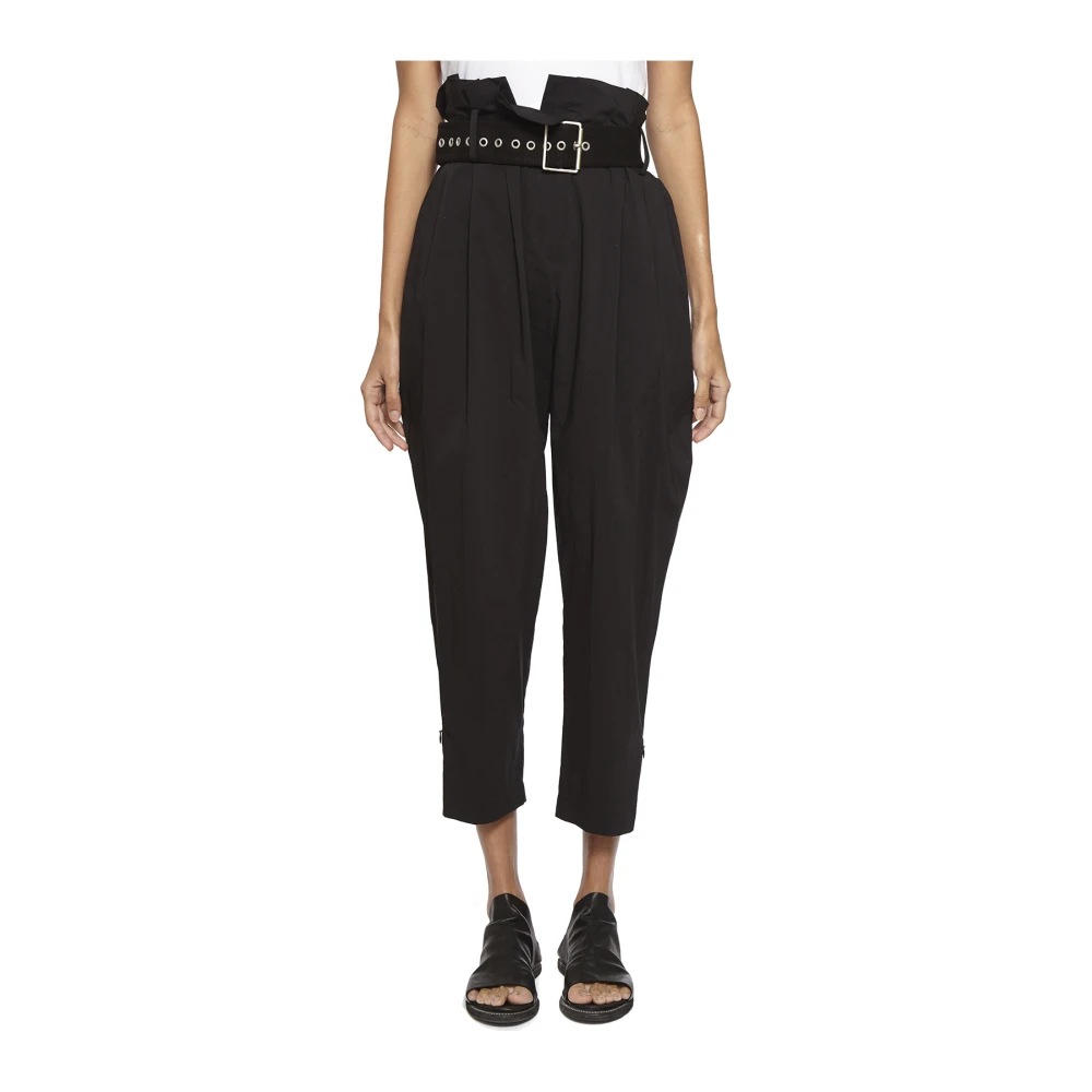 NÜ Denmark Pantaloni hoge taille Black Dames