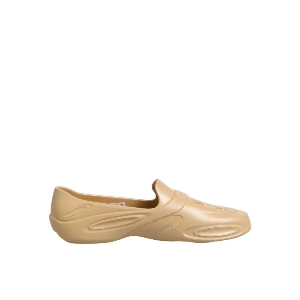 Dolce & Gabbana Men's Beige Loafers, 10 Uk, Rubber Slides Low Top Trainers