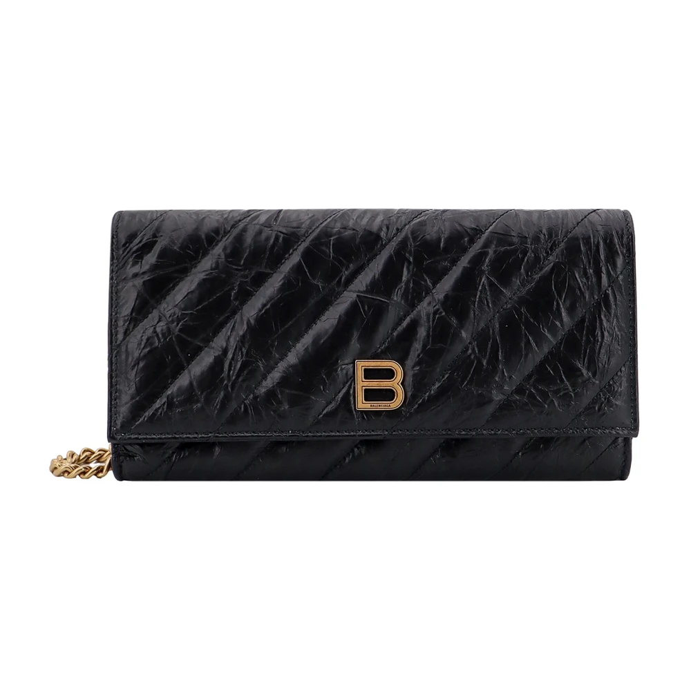 Balenciaga Wallets Cardholders Black Dames
