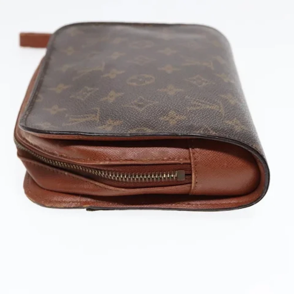 Louis Vuitton Vintage Pre-owned Canvas clutches Brown Dames