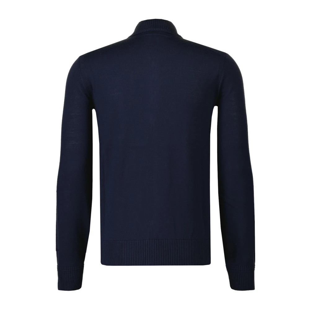 Hugo Boss Trui- Boss MEN Avac Knit R-N Blue Heren