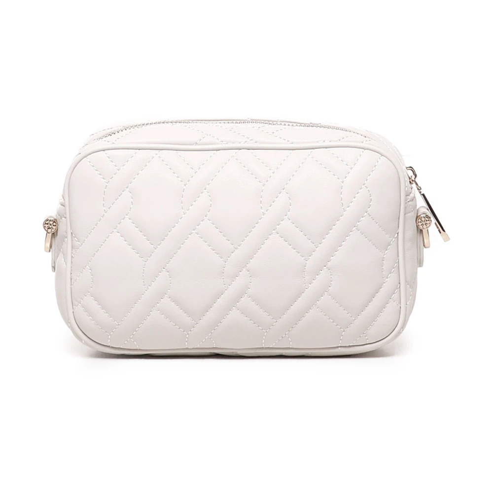 V73 Crème Ecoleather Schoudertas met Rits White Dames