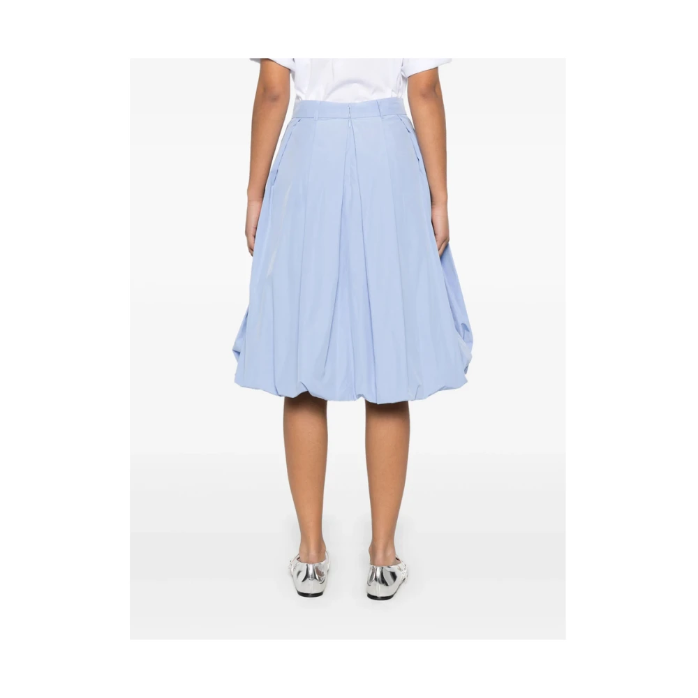 Dunst Korenbloemblauwe Puffball Zoom Rok Blue Dames
