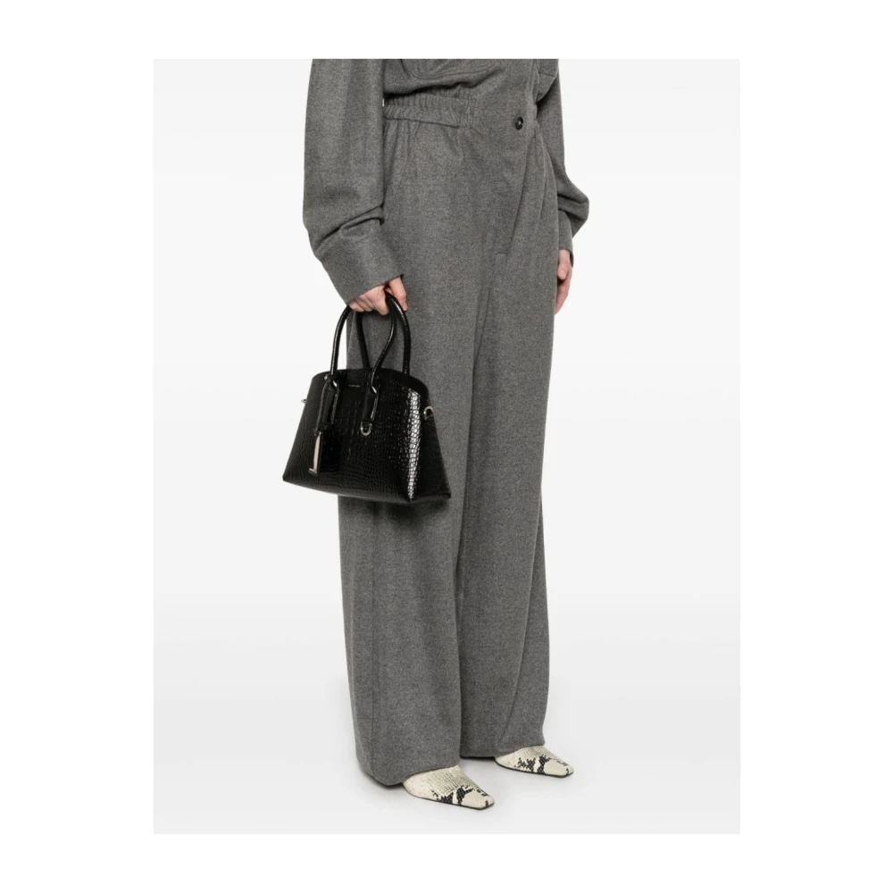 Emporio Armani Krokodillen Effect Zwarte Tassen Black Dames