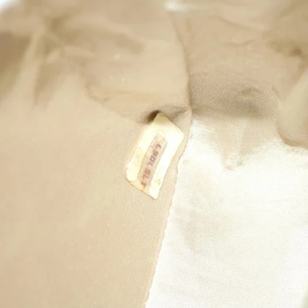 Chanel Vintage Pre-owned Silk chanel-bags Beige Dames