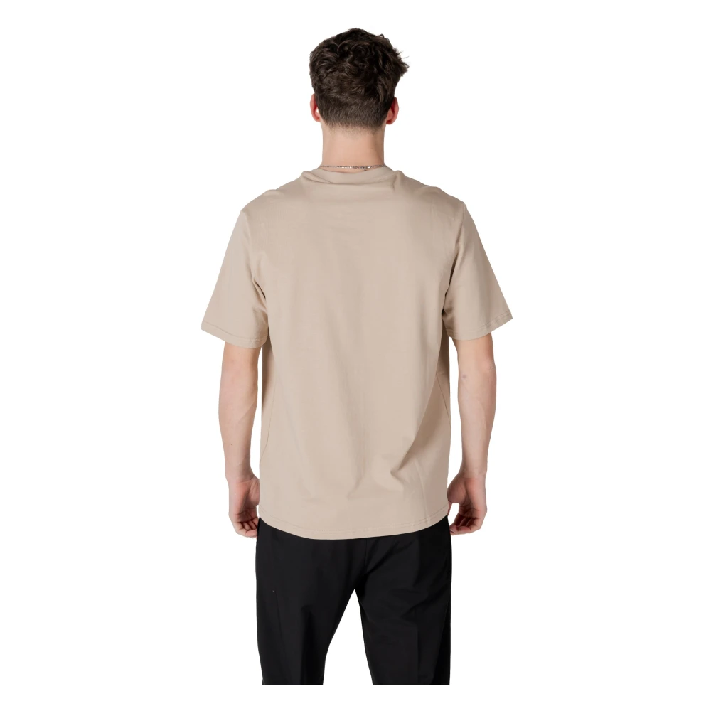 Antony Morato Beige Katoenen T-shirt voor Mannen Beige Heren