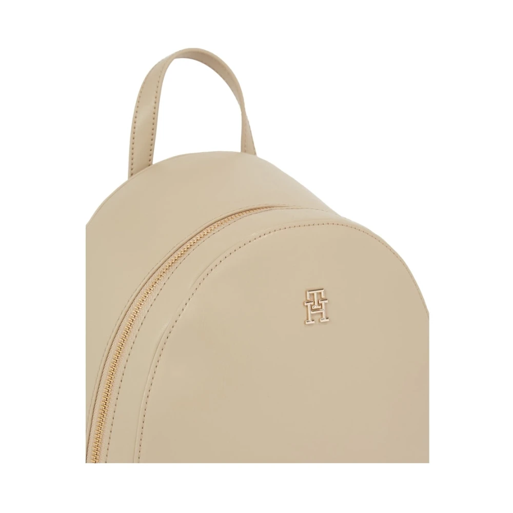 Tommy Hilfiger Beige Monotype Dames Rugzak Beige Dames