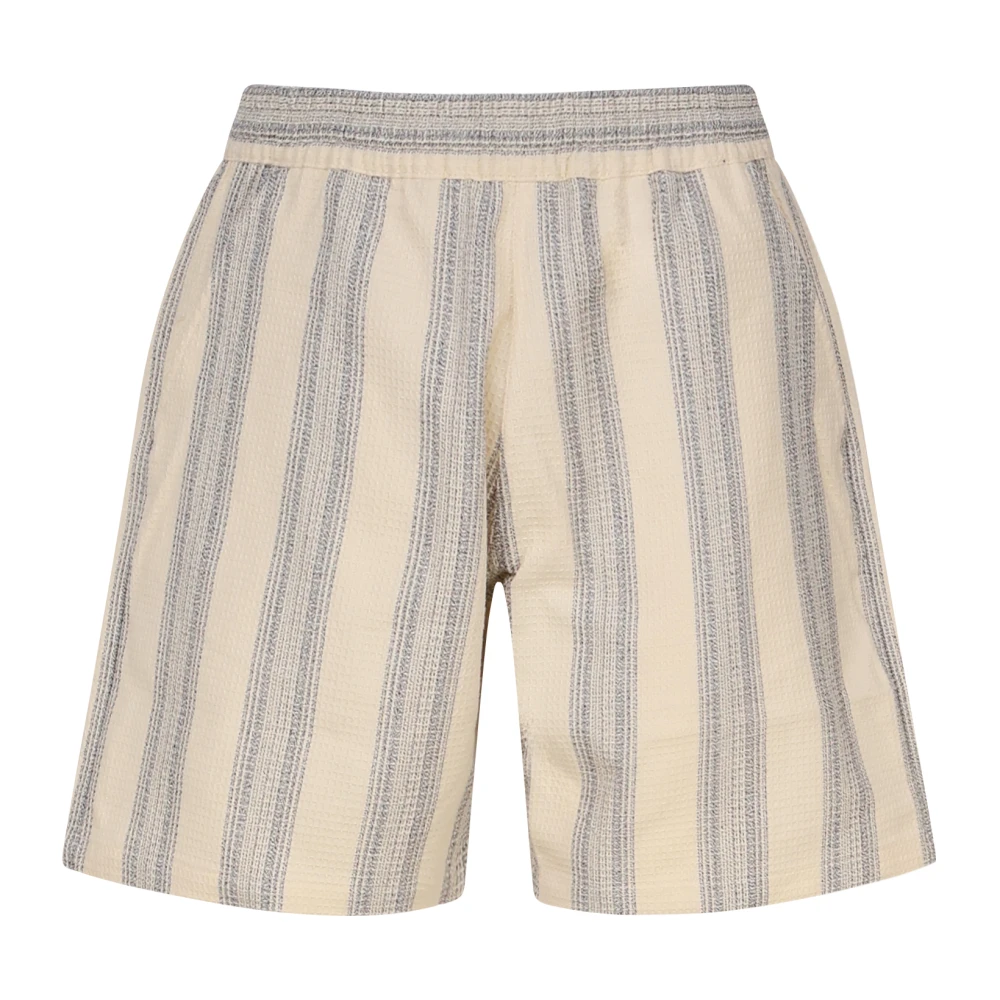 Carhartt WIP Katoenen Elastische Taille Shorts Beige Lichtblauw Beige Heren