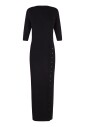 kiiro-robe-en-tricot-de-soie-noire