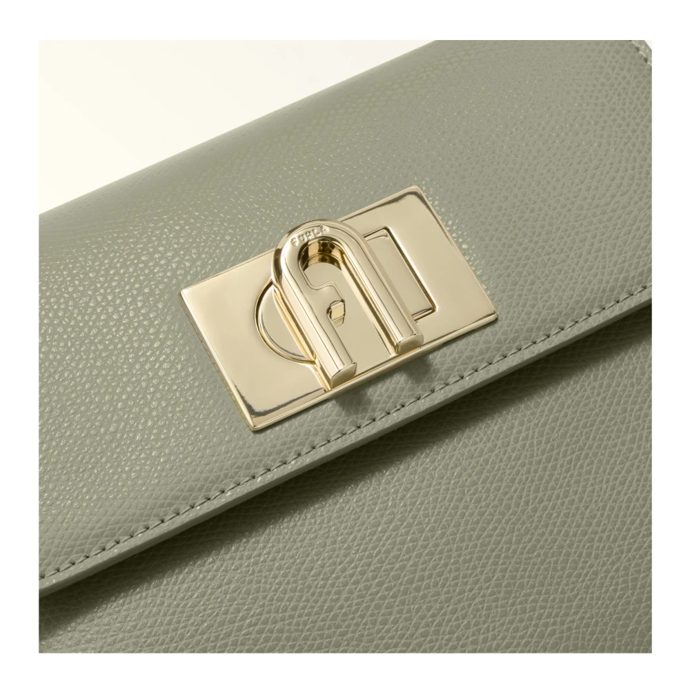 Furla Mini Top Handvat in Agave Leer Green Dames