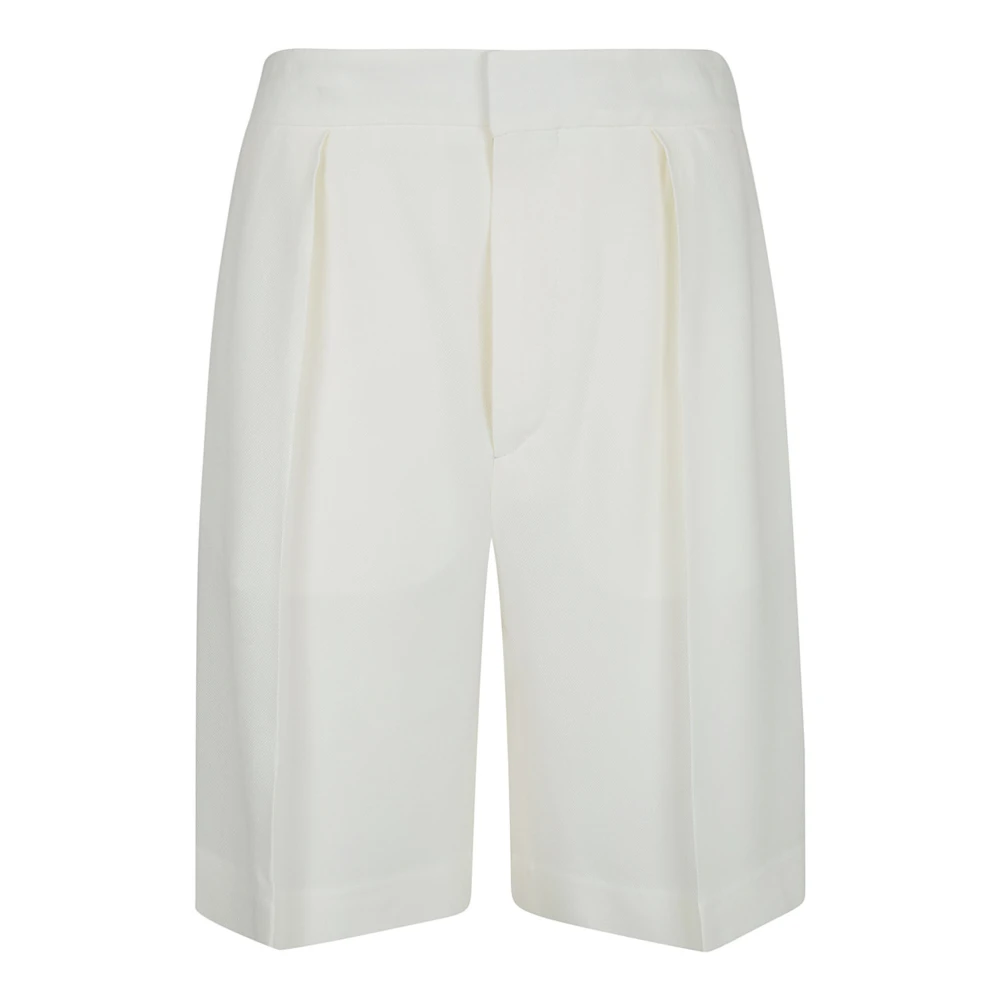 Victoria Beckham Women's White Casual Shorts, S, Tailored Shorts