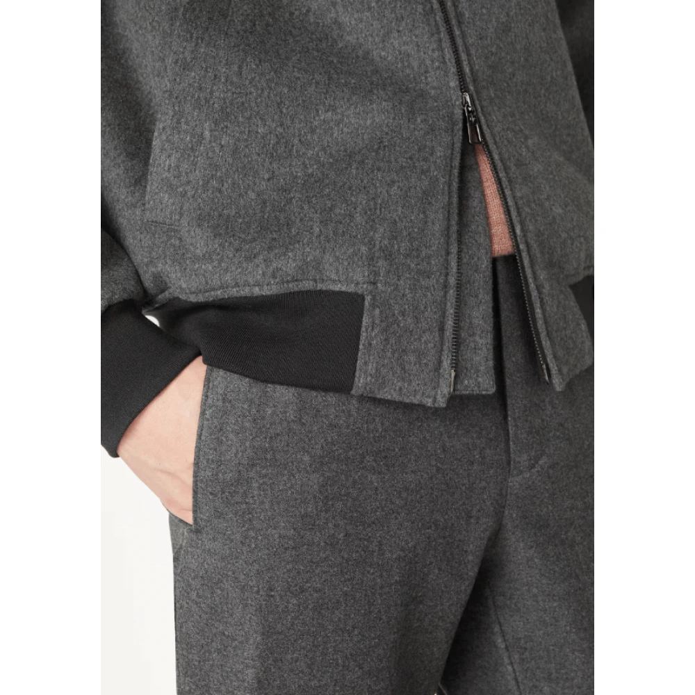 Loro Piana Kasjmier Grijs Bomberjack Gray Heren