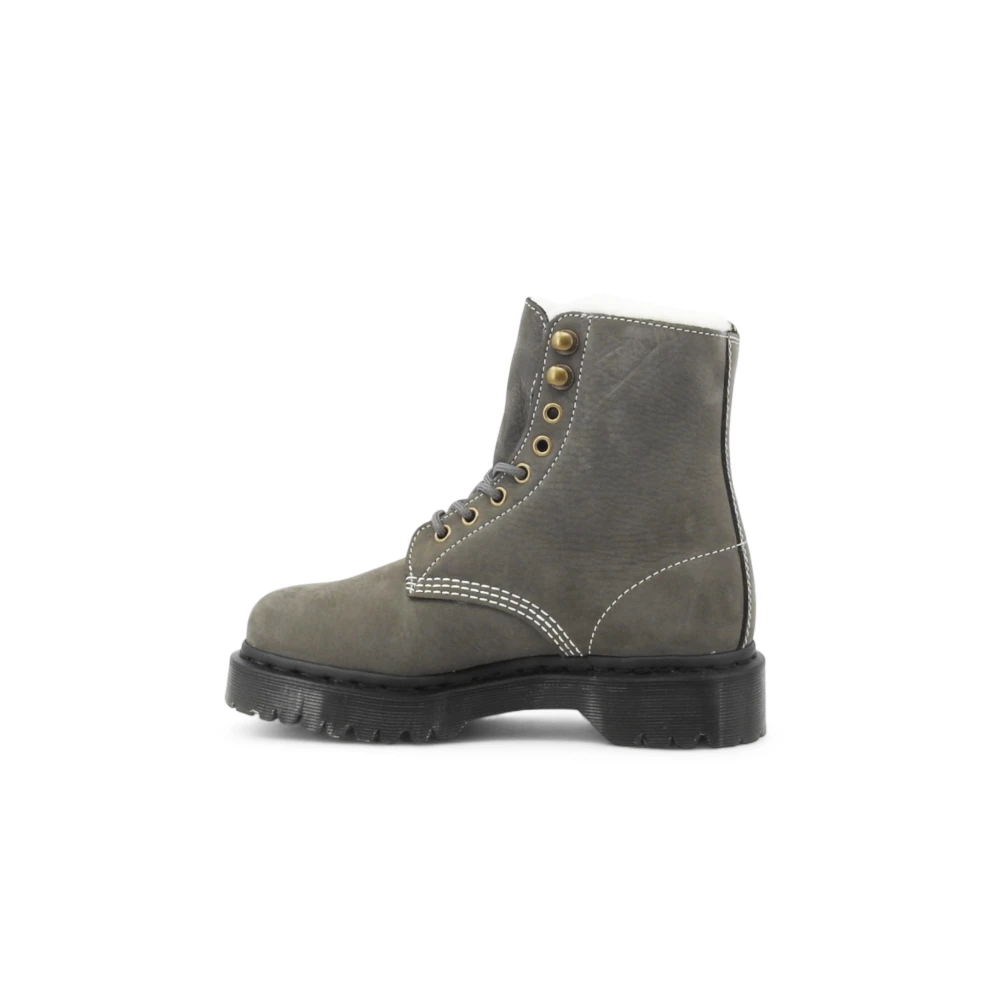 Dr. Martens Donna Grigio Scarpe, 38 Eu, New,