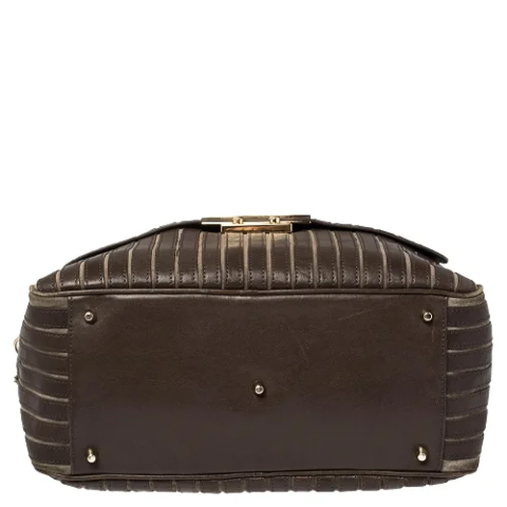 Anya Hindmarch Pre-owned Leather handbags Brown Dames