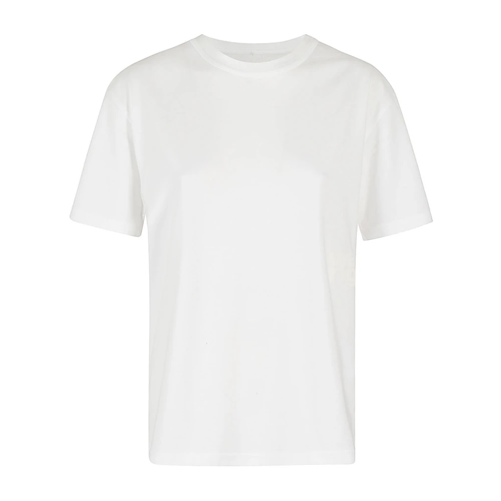 T by Alexander Wang Logo Puff Stijlvolle Top White Dames