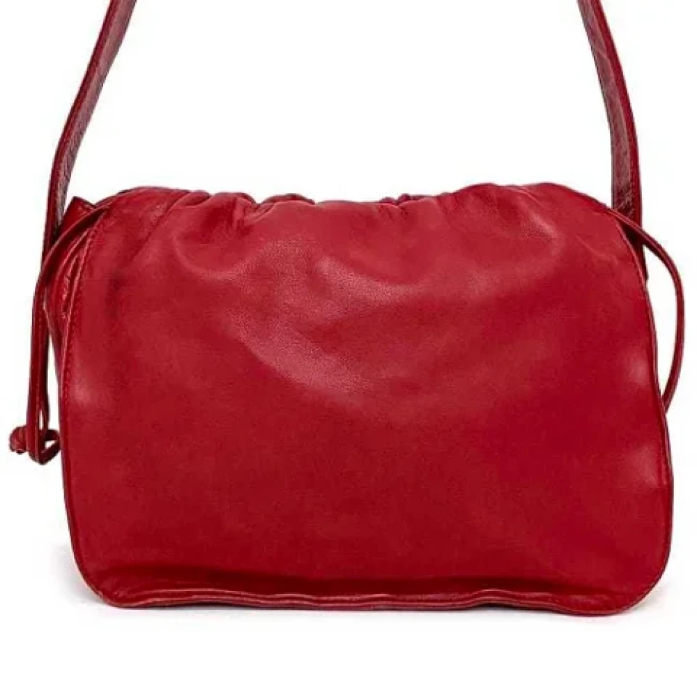 Loewe Pre-owned Leather shoulder-bags Red Dames