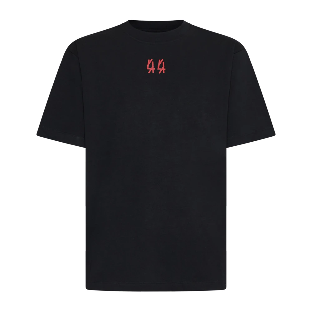 44 Label Group T-shirt met ronde hals Black Heren