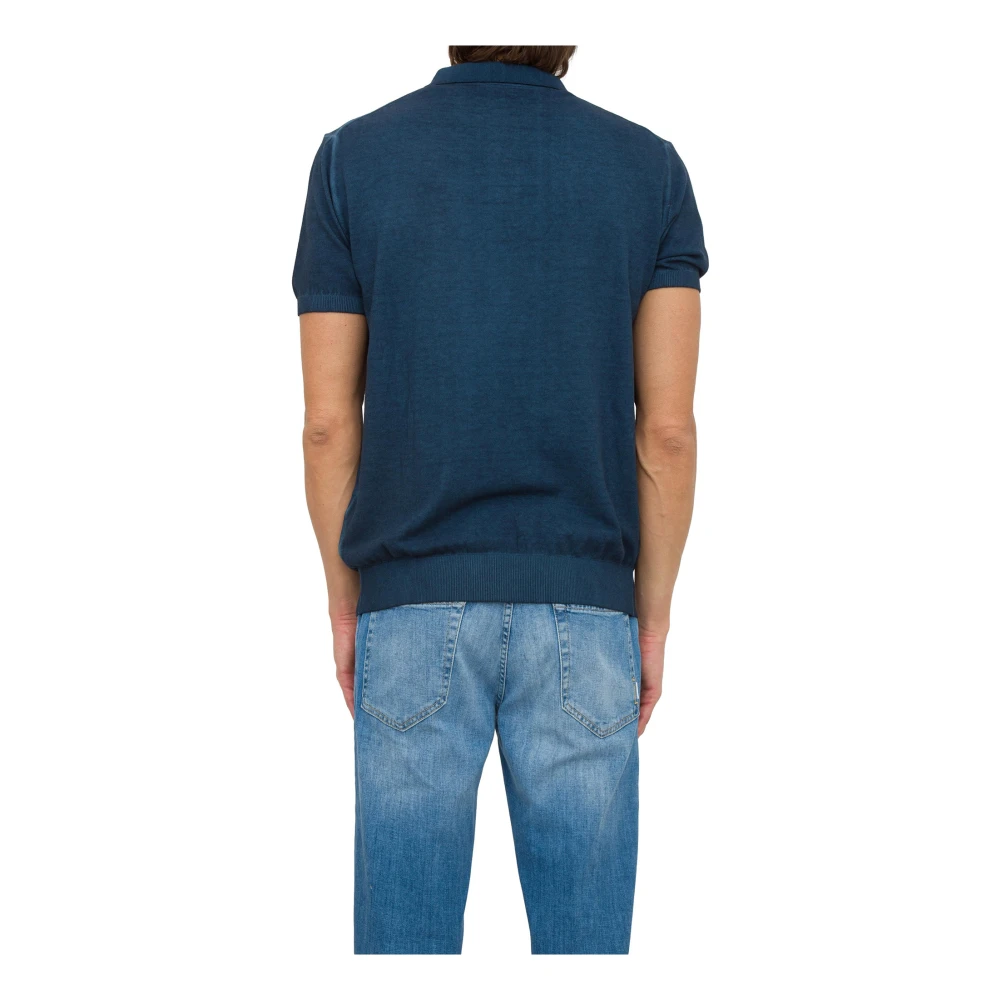 Peuterey Blauw Polo Shirt Blue Heren