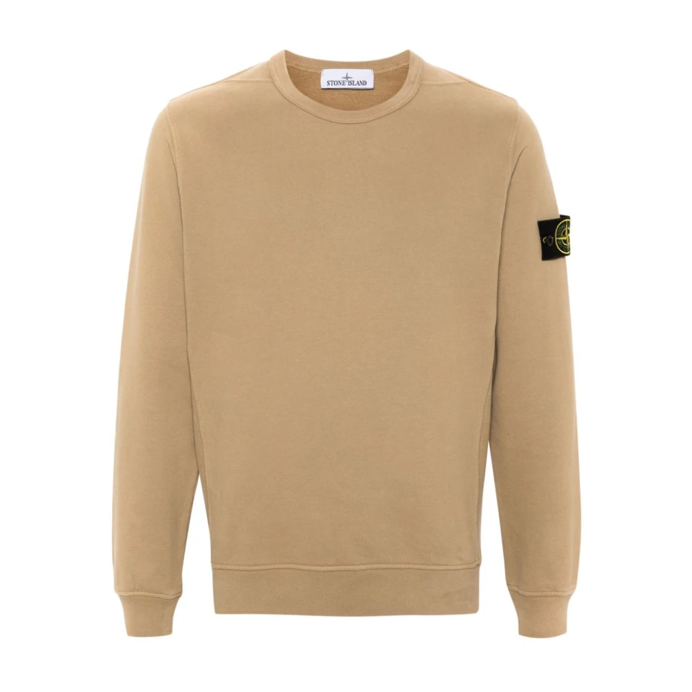 Stone Island Kompas Patch Sweatshirt Brown Heren