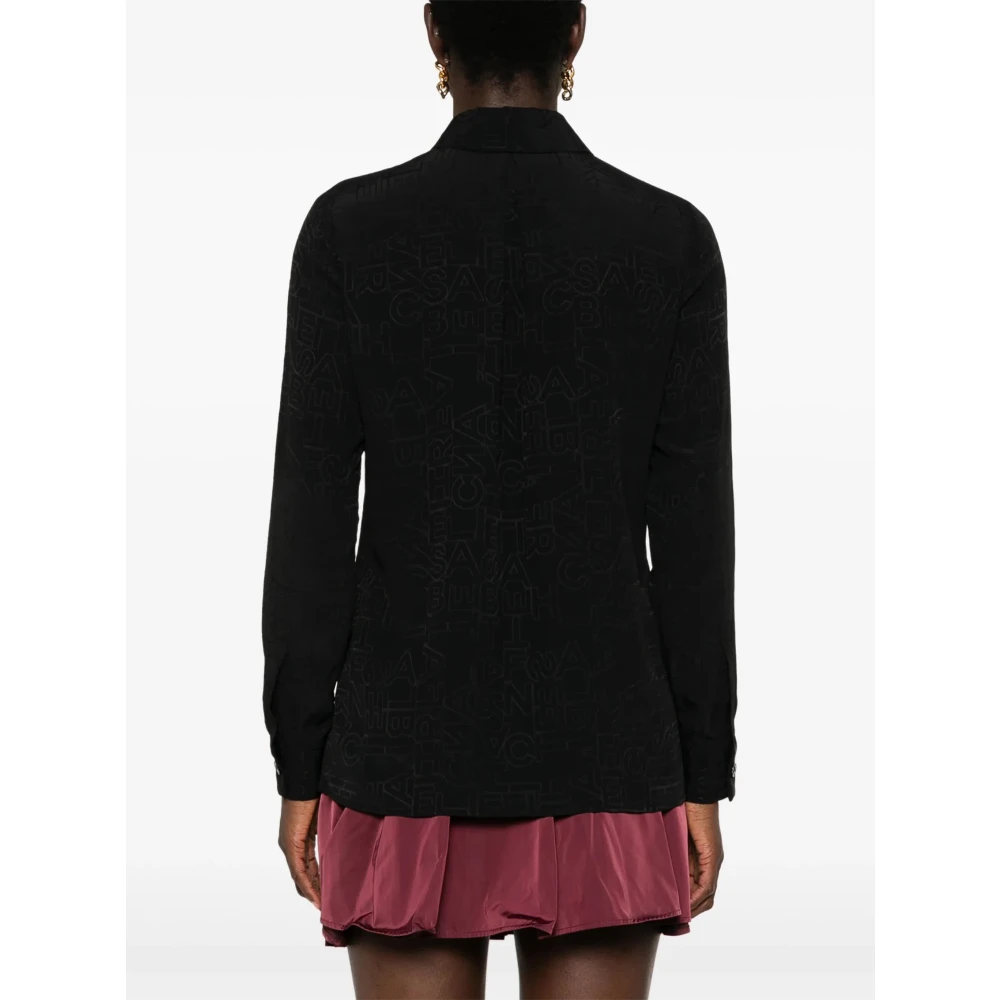 Elisabetta Franchi Zwarte Shirt 110 Black Dames
