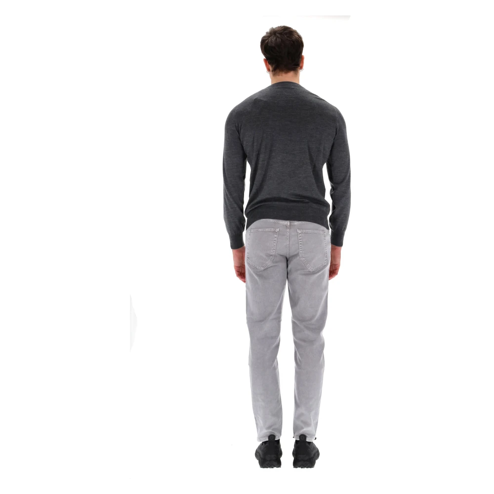 BRUNELLO CUCINELLI Kasjmierwollen Trui Grijs Gray Heren