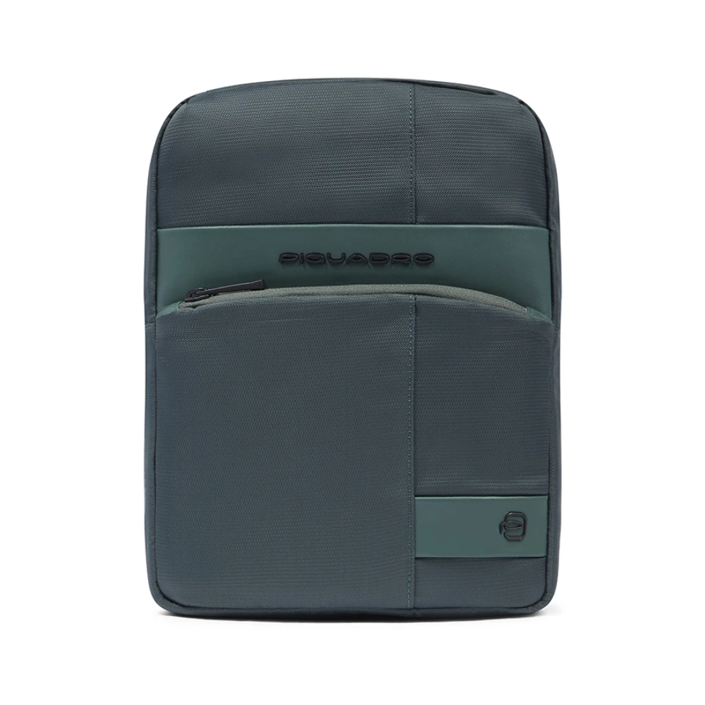 Piquadro Uomo Verde - Borsello Porta Ipad® Con Protezione Rfid E Tasca Per Smart Tracker - Bags - One Size