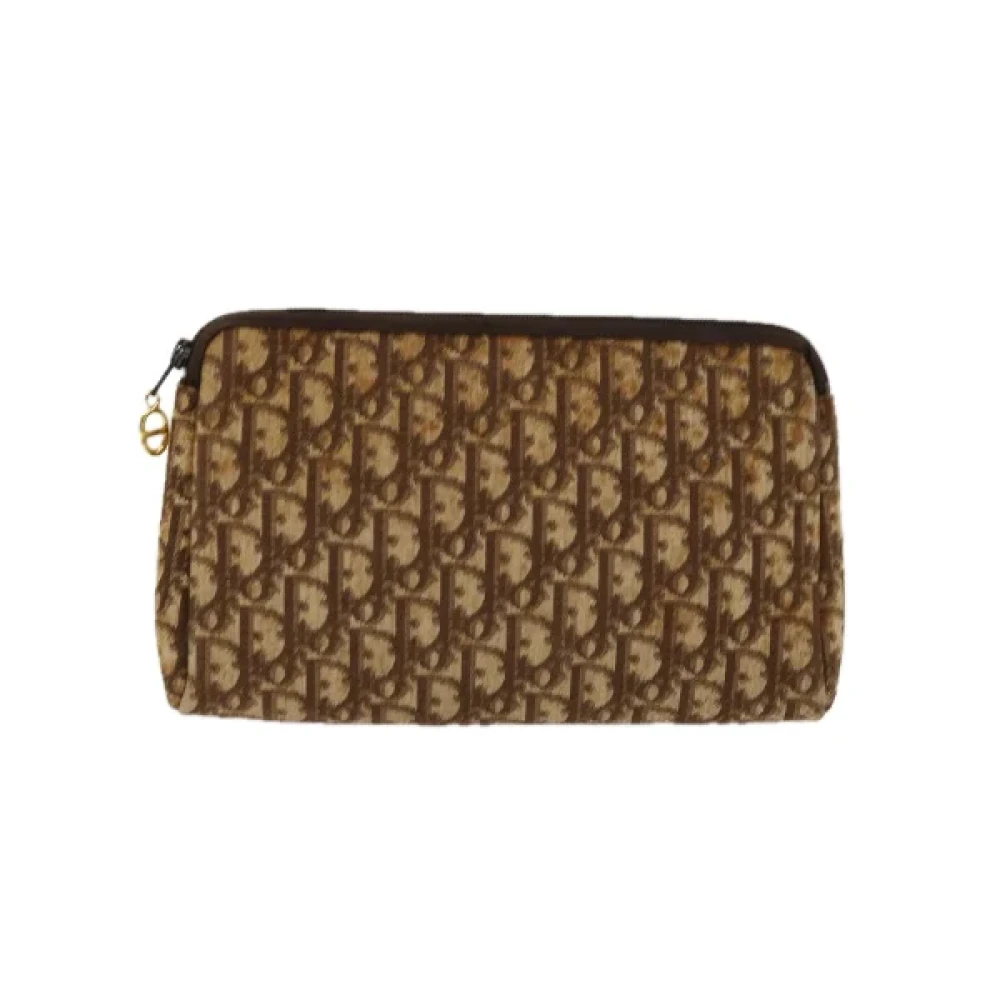 Dior Vintage Pre-owned Canvas dior-bags Brown Dames
