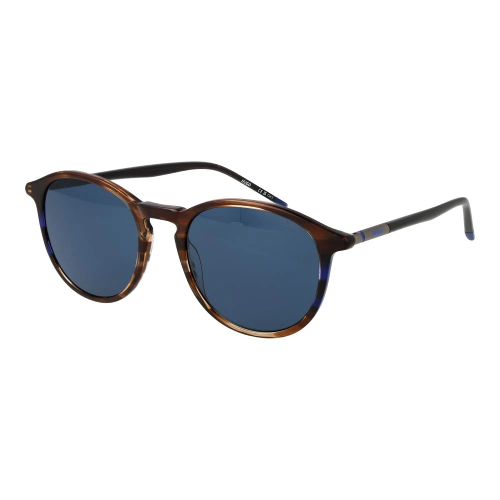 Hugo Men's Brown Boss Acetate Sunglasses