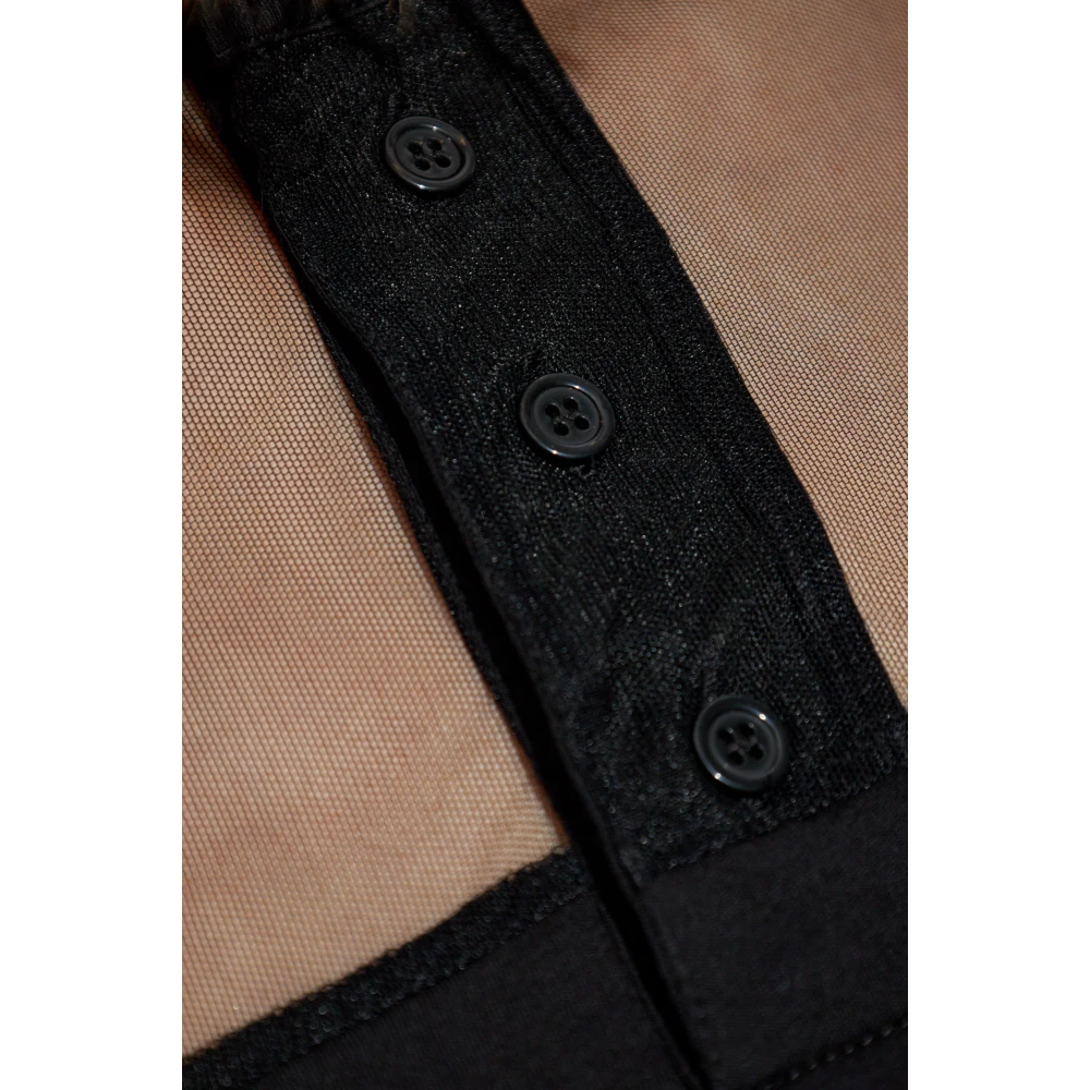 Coperni Polo met logo Black Dames