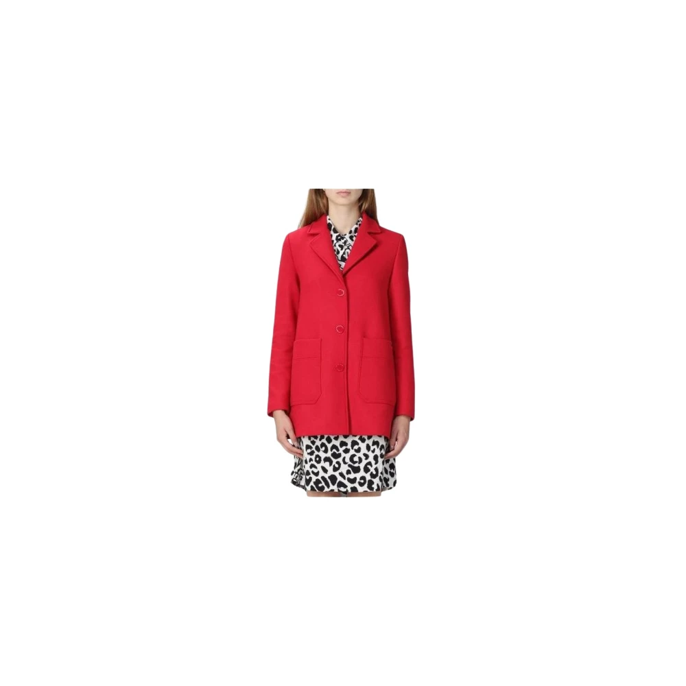 Coats > Single-Breasted Coats - - Love Moschino - Modalova