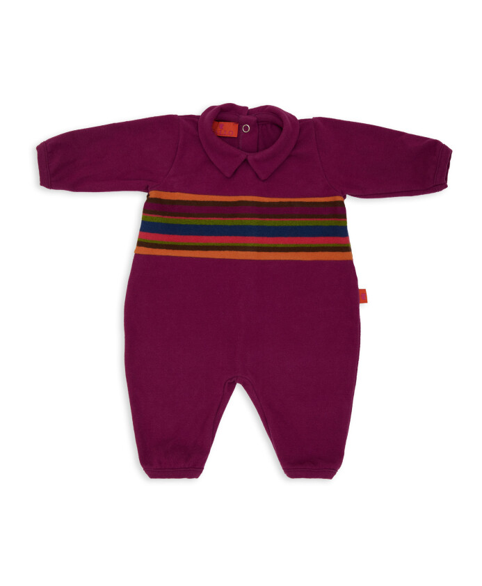 grenouillere-fuchsia-en-polaire-avec-bande-rayee