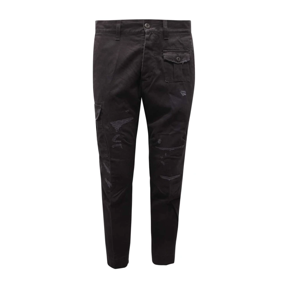Dondup Uomo Nero Pantaloni, W31, New,