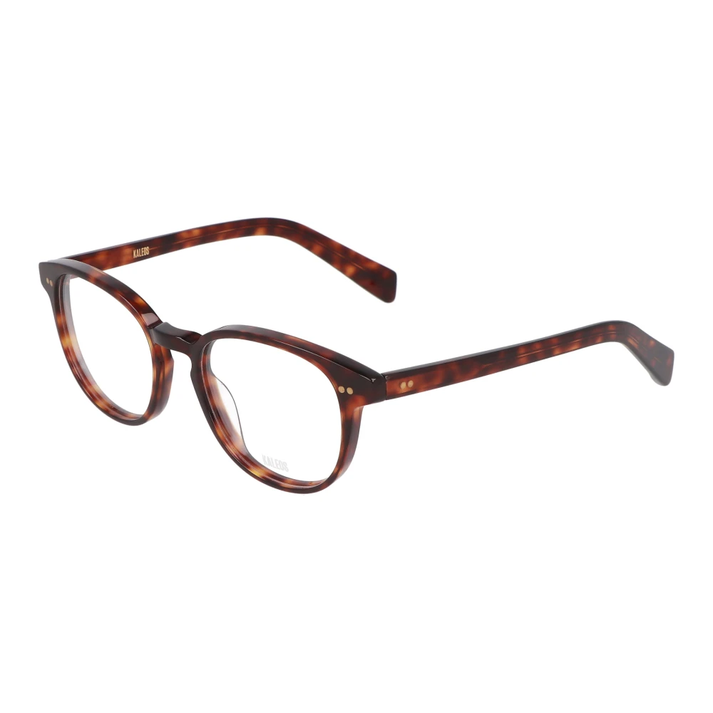 Kaleos Vierkante Acetaatbril Blanco Brown Unisex