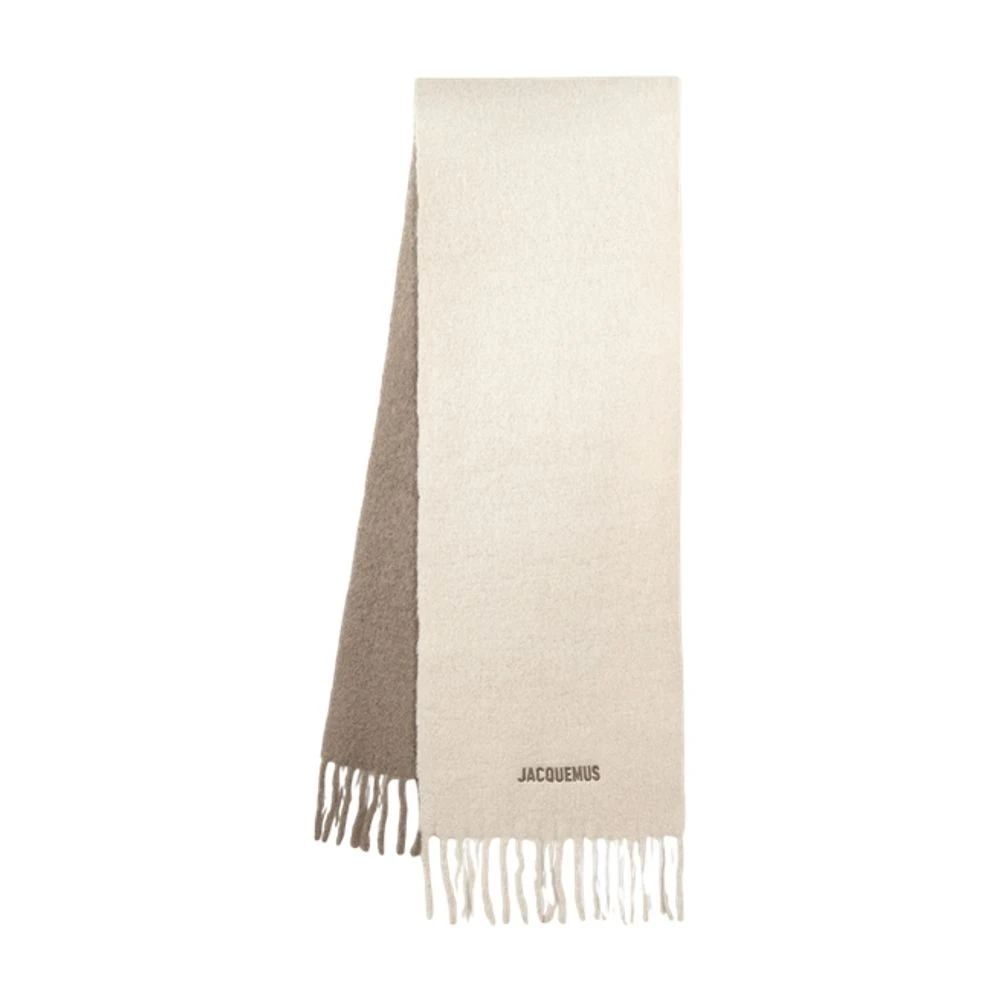Jacquemus Women's Beige Winter Scarves, One Size, The Moisson Scarf
