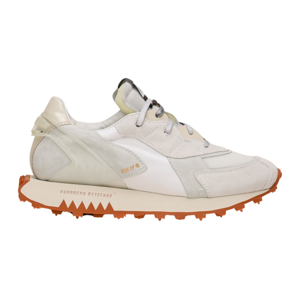 Witte leren dames online sneakers