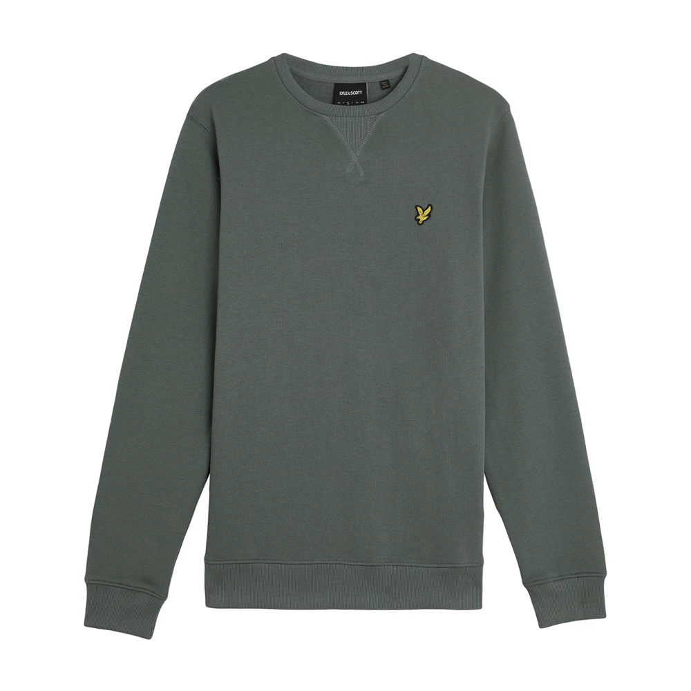Lyle & Scott Green Mid Layers Crew Neck Sweatshirt - Male - Sweatshirts - Xl - Sweatshirts & Hoodies