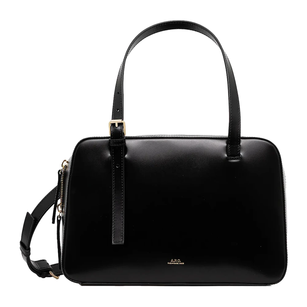 A.p.c. Women's Black Virginie Box Bag