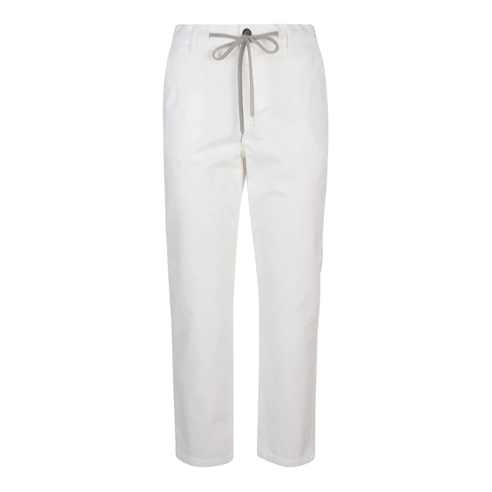Eleventy Straight Trousers White Dames