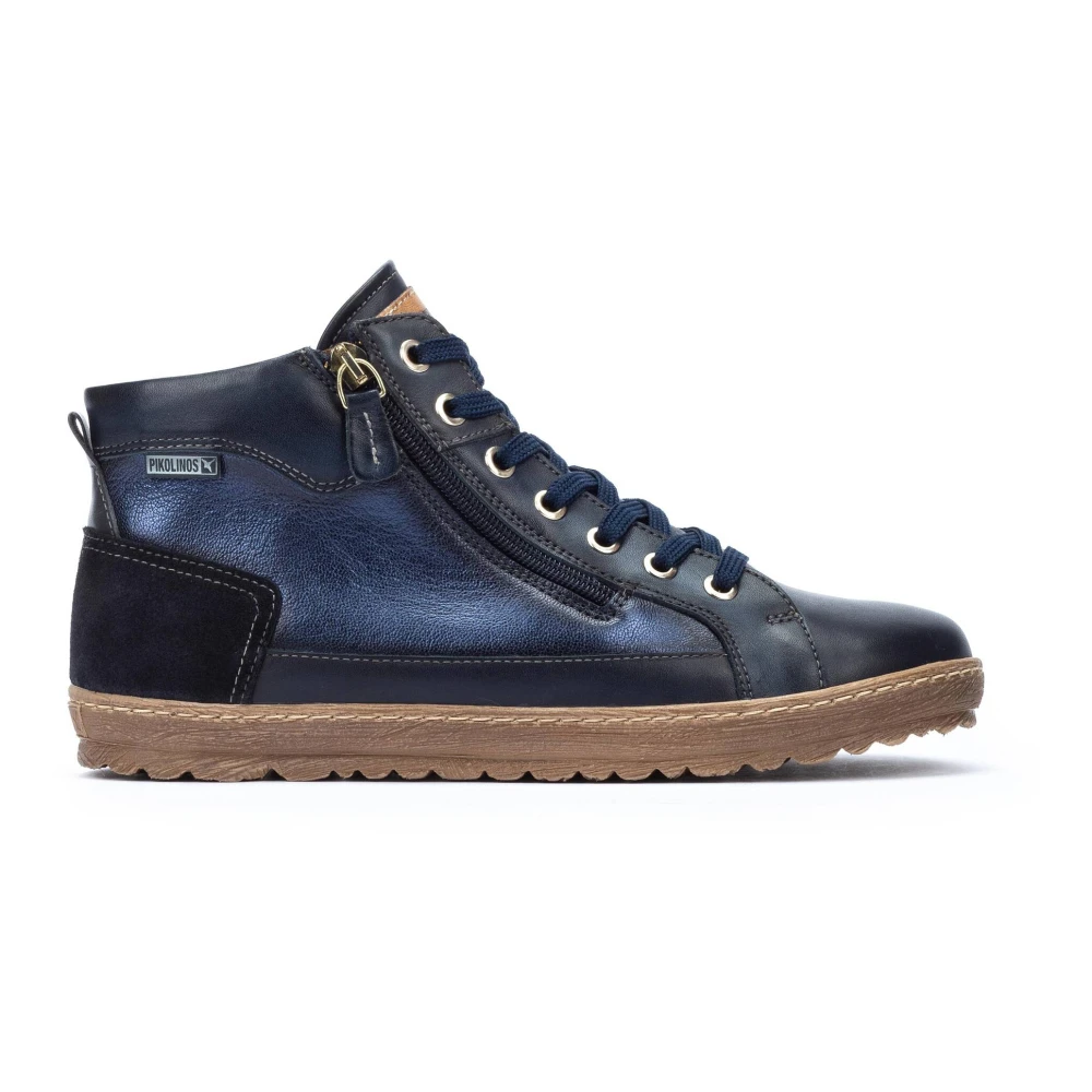 Pikolinos Lagos Lace-zip Sneaker Boot Dames Schoenen Blauw