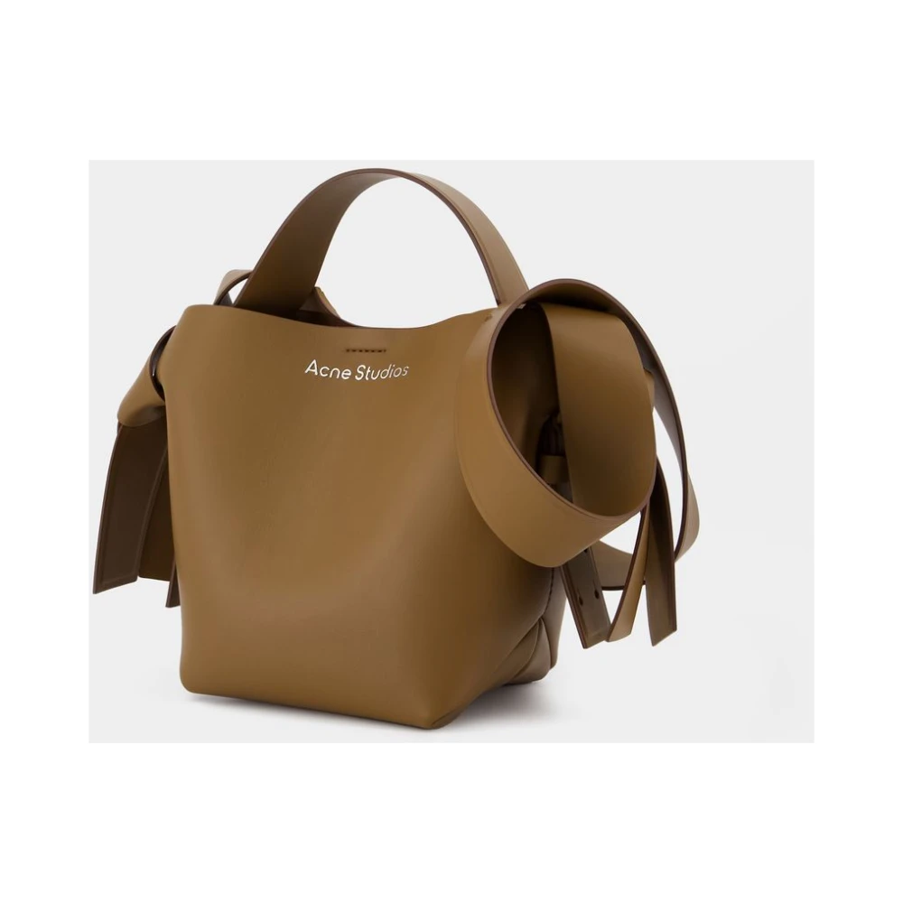 Acne Studios Gewatteerde Leren Crossbody Tas Bruin Brown Dames