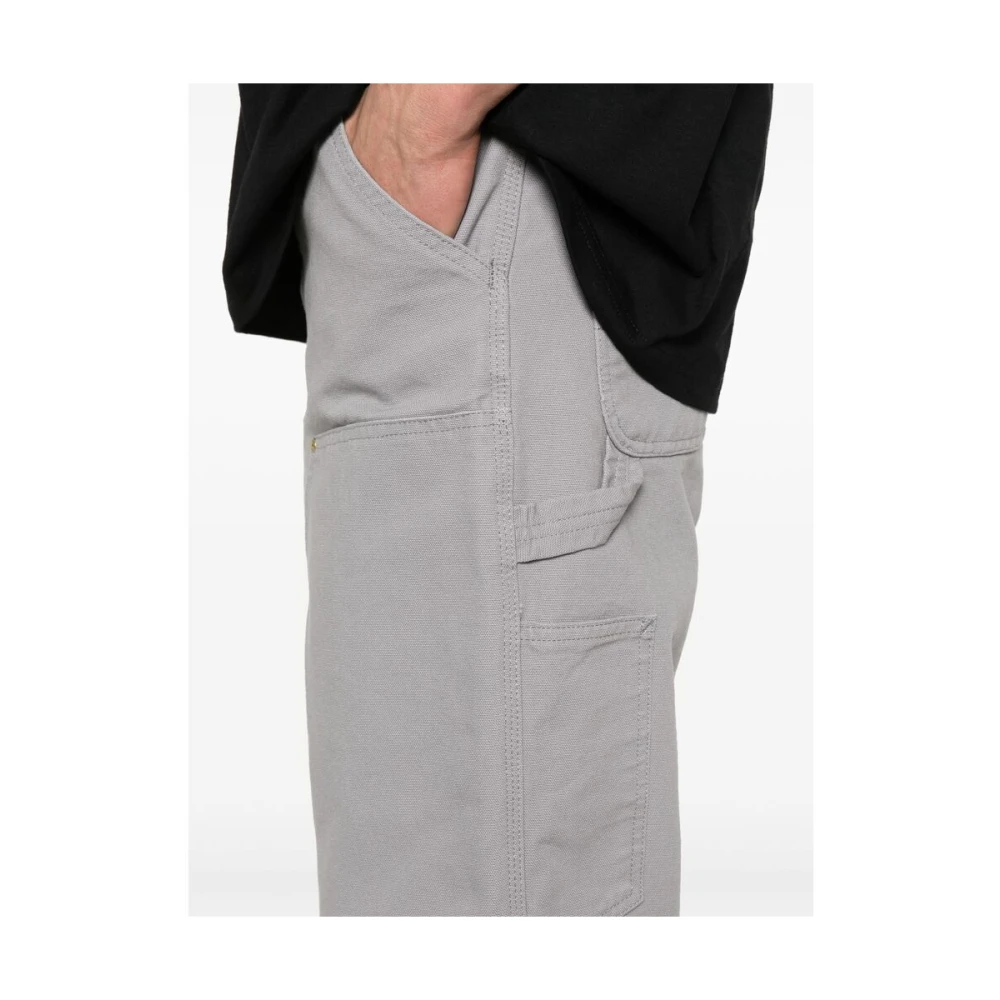 Carhartt WIP Cool Grey Verborgen Rits Broek Gray Heren