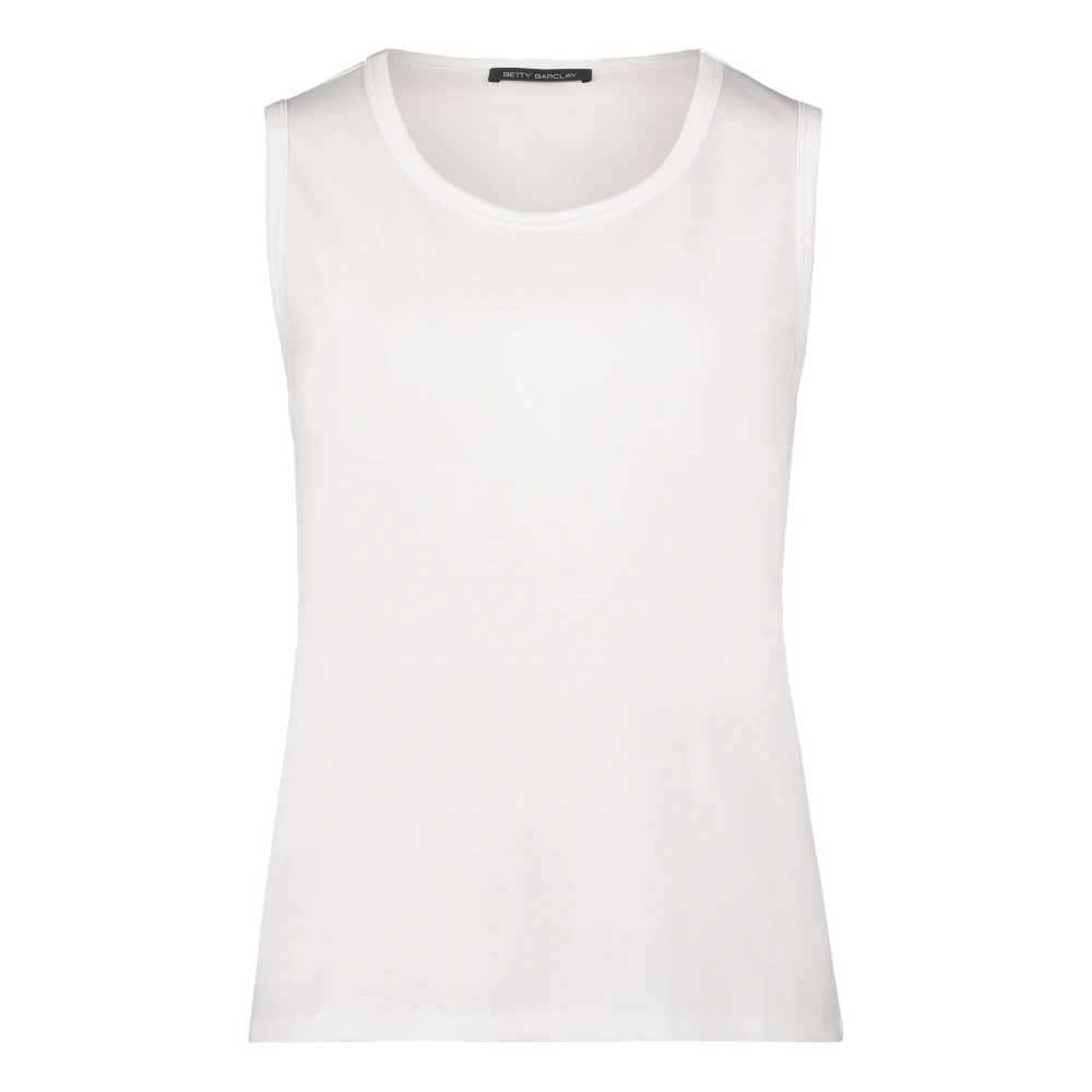 Betty Barclay Essentieel Mouwloos Jersey Top White Dames