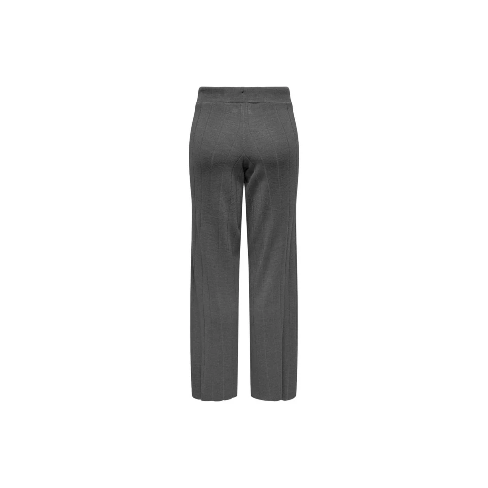Only Grijze Acryl Damesbroeken Collectie Gray Dames