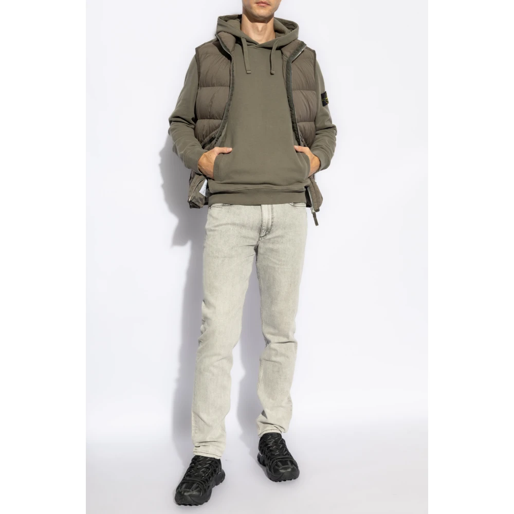 Stone Island Donsvest Green Heren