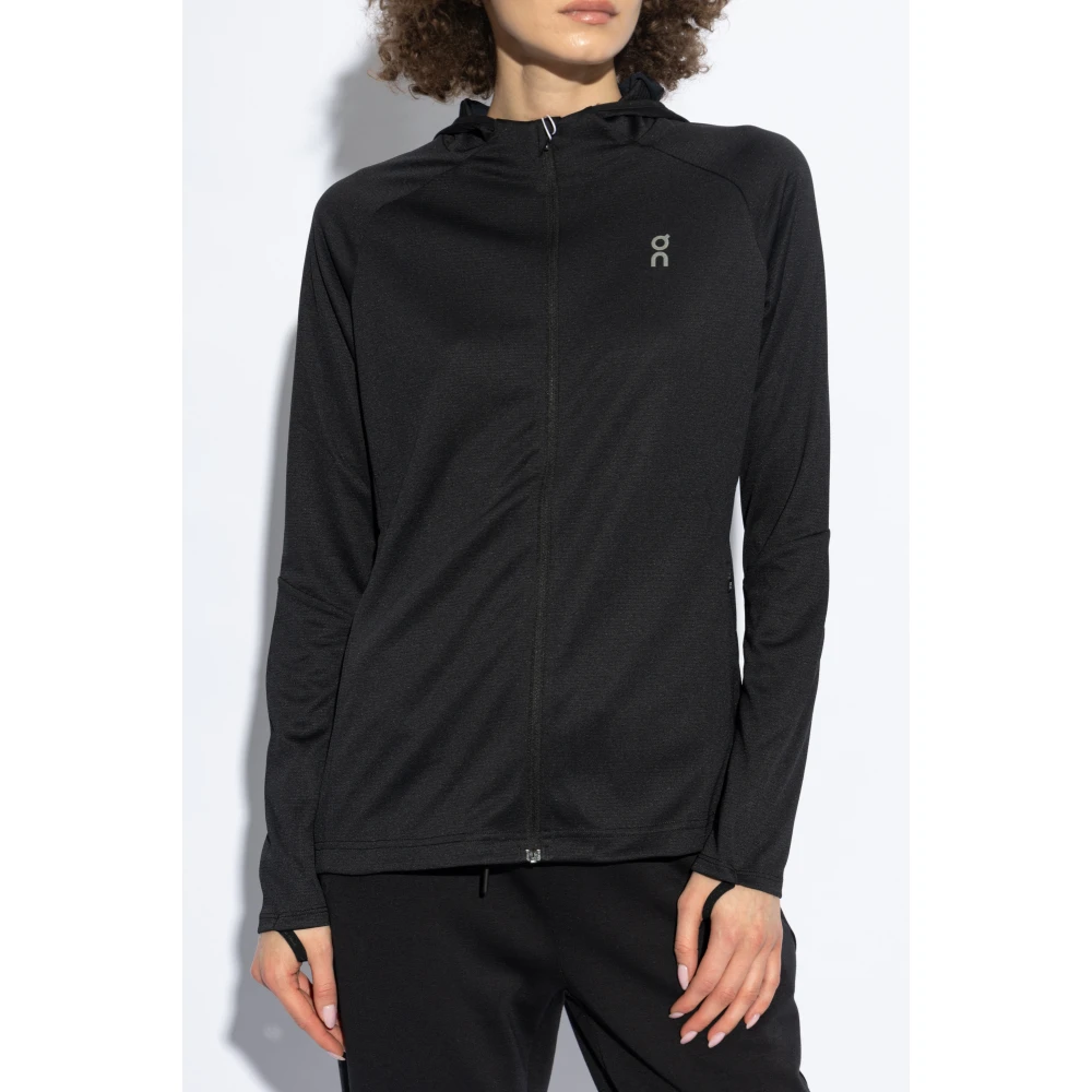 ON Running Klimaat trainings sweatshirt Black Dames