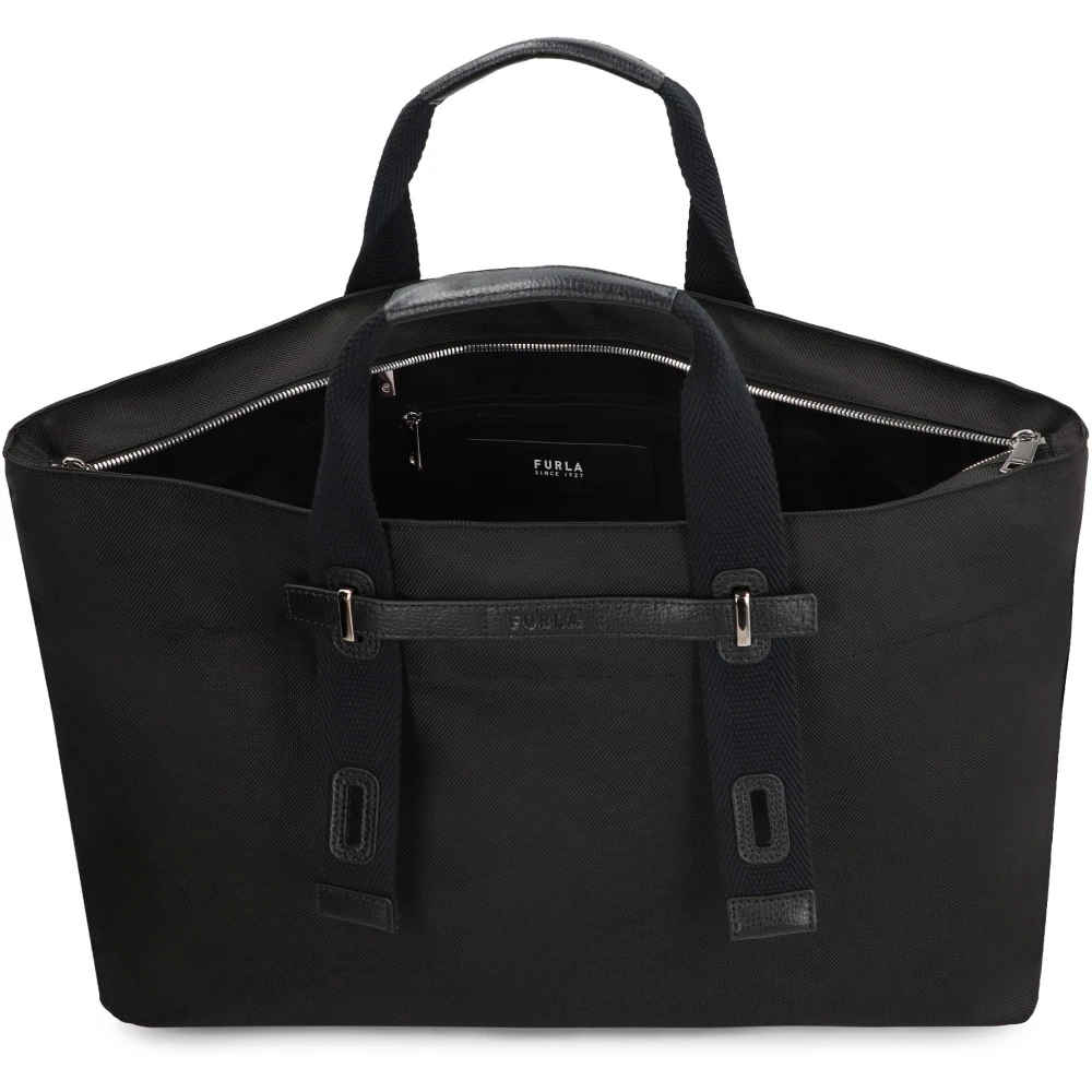 Furla Giove XL Tote Tas Black Heren