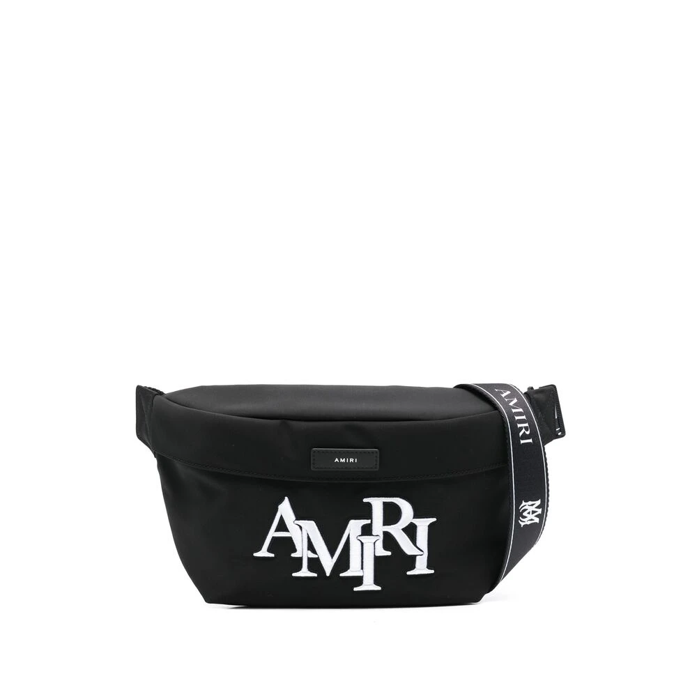Amiri Zwarte heuptas met ritssluiting Black Heren