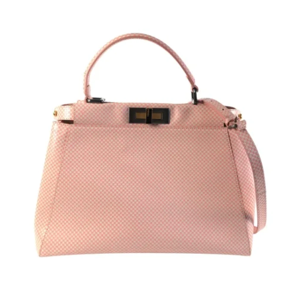 Fendi Vintage Pre-owned Leather fendi-bags Pink Dames