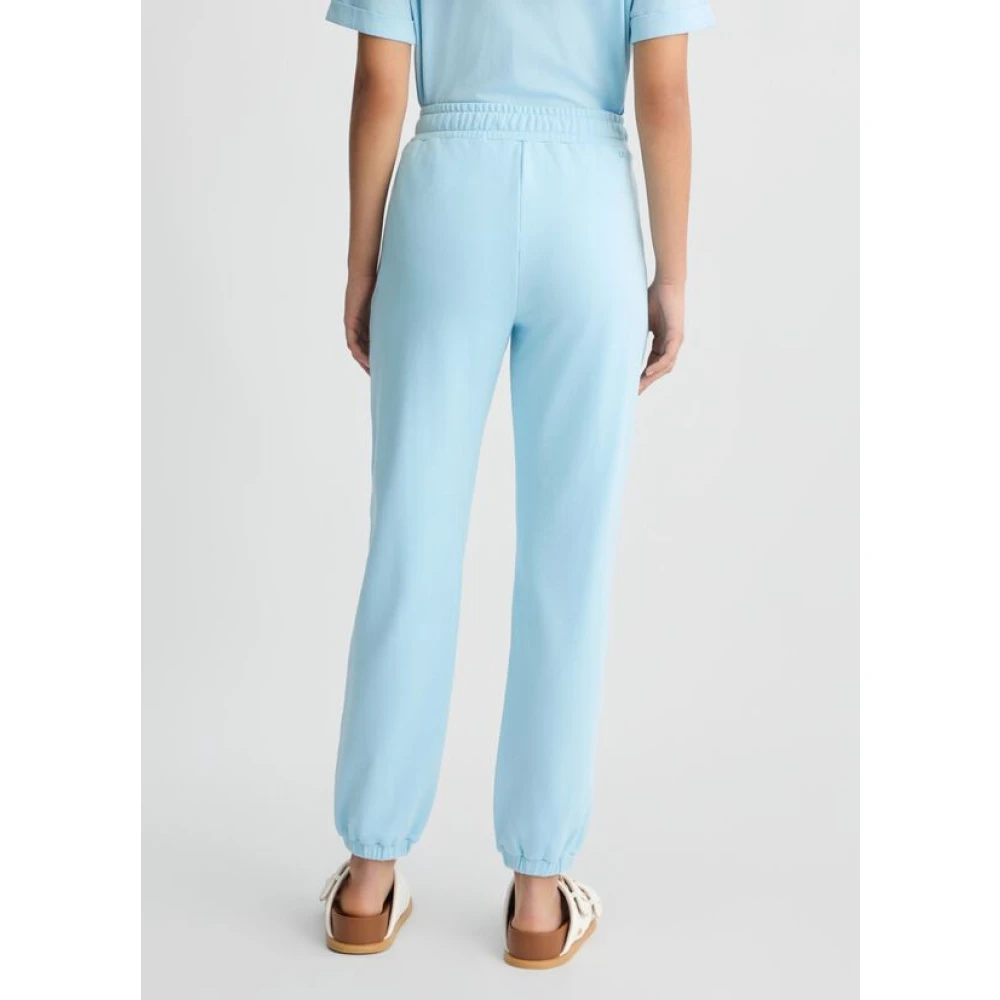 Liu Jo Blauwe sweatpants met strass Blue Dames