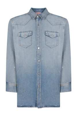 Denimskjorta med framfickor